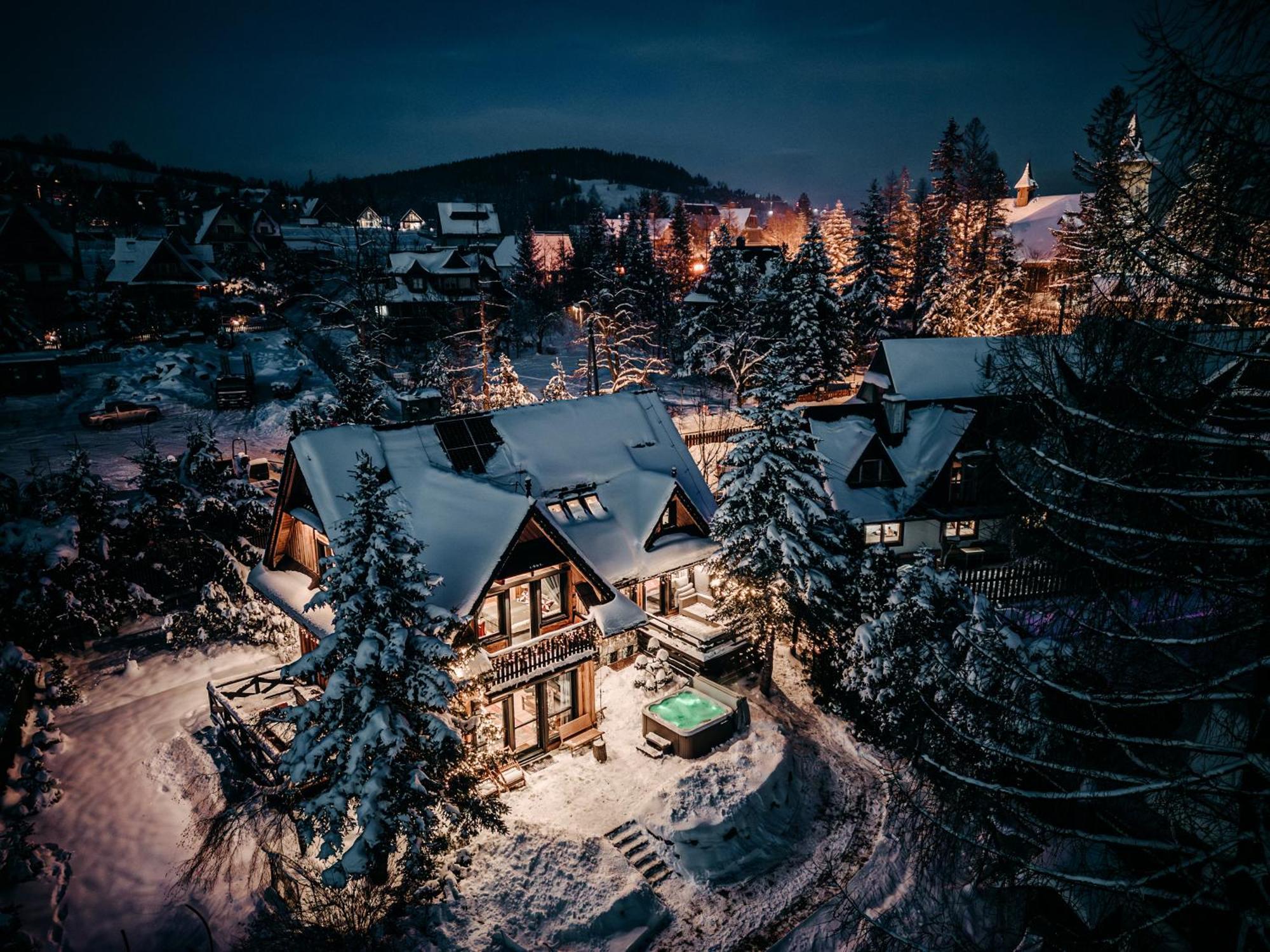 Villa Swiss z jacuzzi, sauną i bilardem Kościelisko Dış mekan fotoğraf