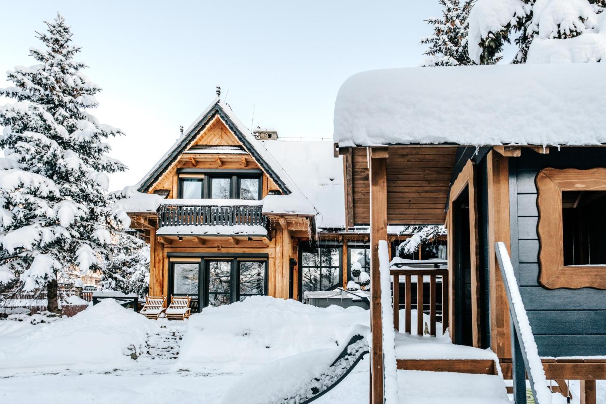 Villa Swiss z jacuzzi, sauną i bilardem Kościelisko Dış mekan fotoğraf